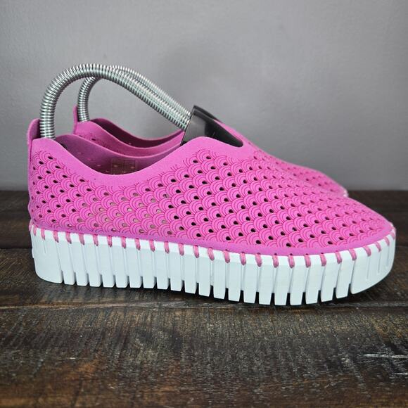 Ilse Jacobsen Shoes - Ilse Jacobsen Hornbaek Tulip Womens Size 7 EU 37 Platform Loafer Shoes Pink